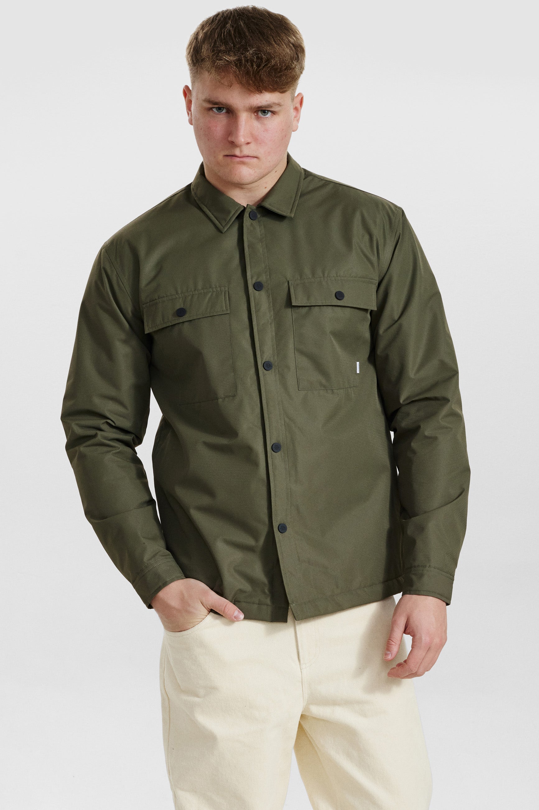 DXNMXRK. DX-Evan Overshirt Army green